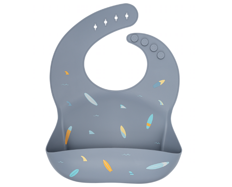 Ava + Oliver: Silicone Bib | Surfboards Ava + Oliver: Silicone Bib | Surfboards